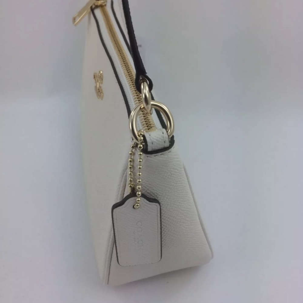 SOLDβοΈAuthentic COACH white/cream/Gold Crossbody - Picture 7 of 8